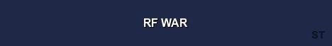 RF WAR Server Banner