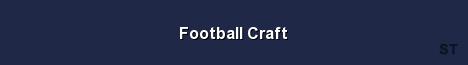 Football Craft Server Banner
