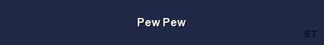 Pew Pew Server Banner