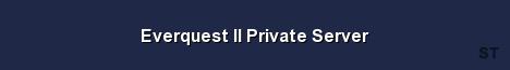 Everquest II Private Server Server Banner