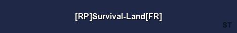 RP Survival Land FR Server Banner