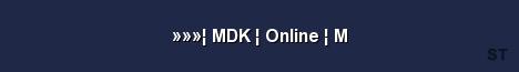 MDK Online M Server Banner