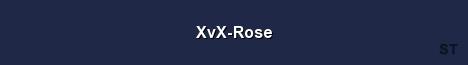 XvX Rose Server Banner