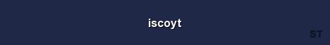 iscoyt Server Banner