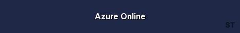 Azure Online Server Banner