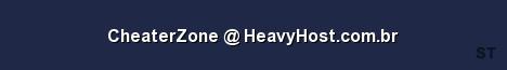 CheaterZone HeavyHost com br Server Banner