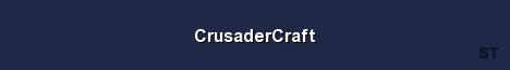 CrusaderCraft Server Banner