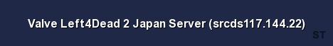 Valve Left4Dead 2 Japan Server srcds117 144 22 