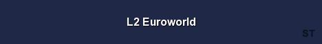 L2 Euroworld Server Banner