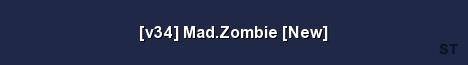 v34 Mad Zombie New Server Banner