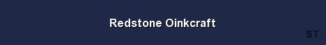 Redstone Oinkcraft Server Banner