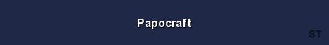 Papocraft Server Banner
