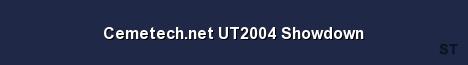 Cemetech net UT2004 Showdown Server Banner