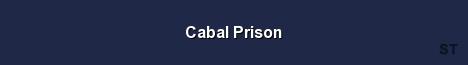 Cabal Prison Server Banner