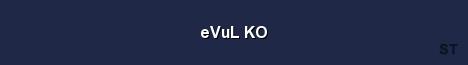 eVuL KO Server Banner
