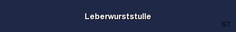 Leberwurststulle Server Banner