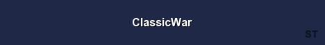 ClassicWar Server Banner