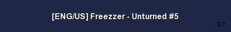ENG US Freezzer Unturned 5 Server Banner
