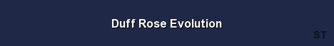 Duff Rose Evolution Server Banner