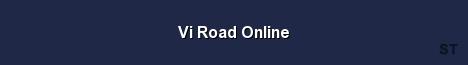 Vi Road Online Server Banner