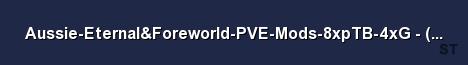Aussie Eternal Foreworld PVE Mods 8xpTB 4xG v276 12 Server Banner