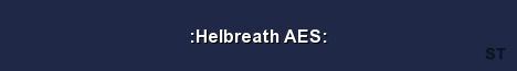 Helbreath AES Server Banner
