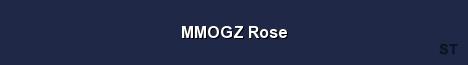 MMOGZ Rose Server Banner