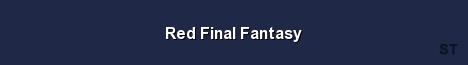 Red Final Fantasy Server Banner