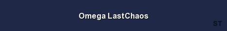 Omega LastChaos Server Banner