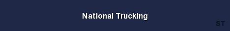 National Trucking Server Banner