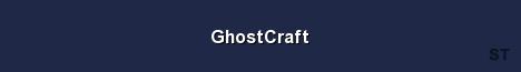 GhostCraft Server Banner
