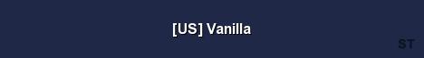 US Vanilla Server Banner