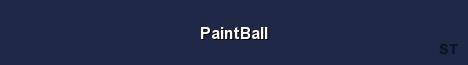 PaintBall Server Banner
