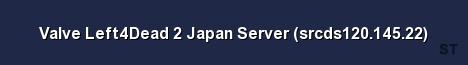 Valve Left4Dead 2 Japan Server srcds120 145 22 