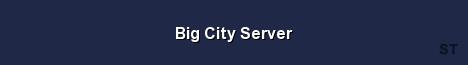 Big City Server Server Banner