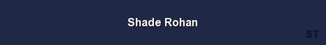 Shade Rohan 