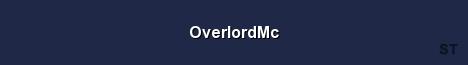 OverlordMc Server Banner