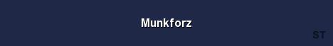 Munkforz Server Banner