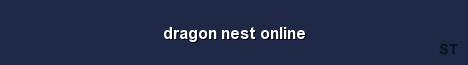 dragon nest online Server Banner