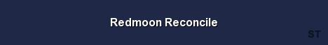 Redmoon Reconcile Server Banner