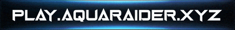 AquaRaider Factions Free Paid Ranks Server Banner