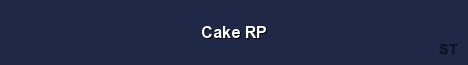 Cake RP Server Banner