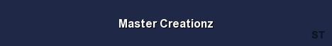 Master Creationz Server Banner