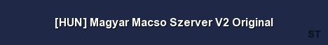 HUN Magyar Macso Szerver V2 Original Server Banner