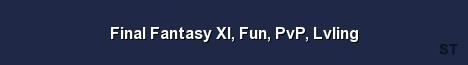Final Fantasy XI Fun PvP Lvling Server Banner