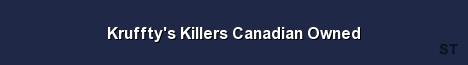 Kruffty s Killers Canadian Owned Server Banner