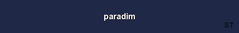 paradim Server Banner
