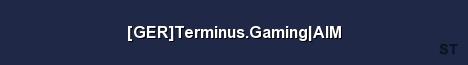 GER Terminus Gaming AIM Server Banner