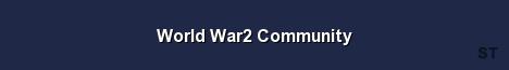 World War2 Community Server Banner