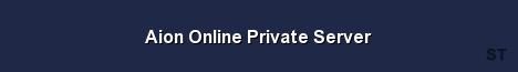 Aion Online Private Server Server Banner